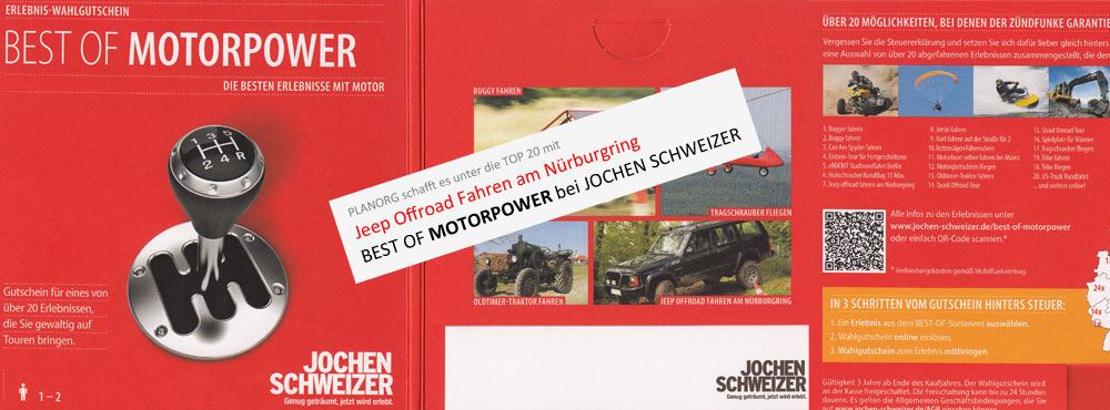 Offroad am Nürburgring ist Best Of bei Jochen Schweizer mit Jörg M. Sommer