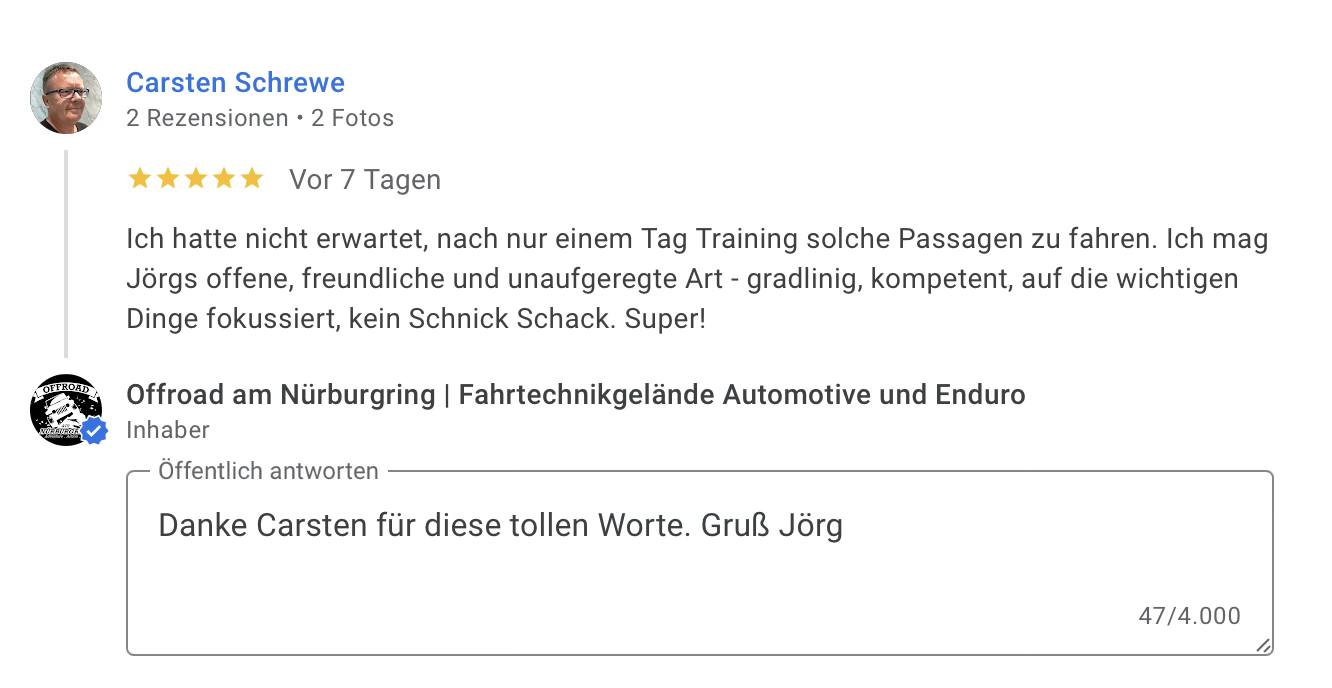 Bewertung OFFROADWERK
