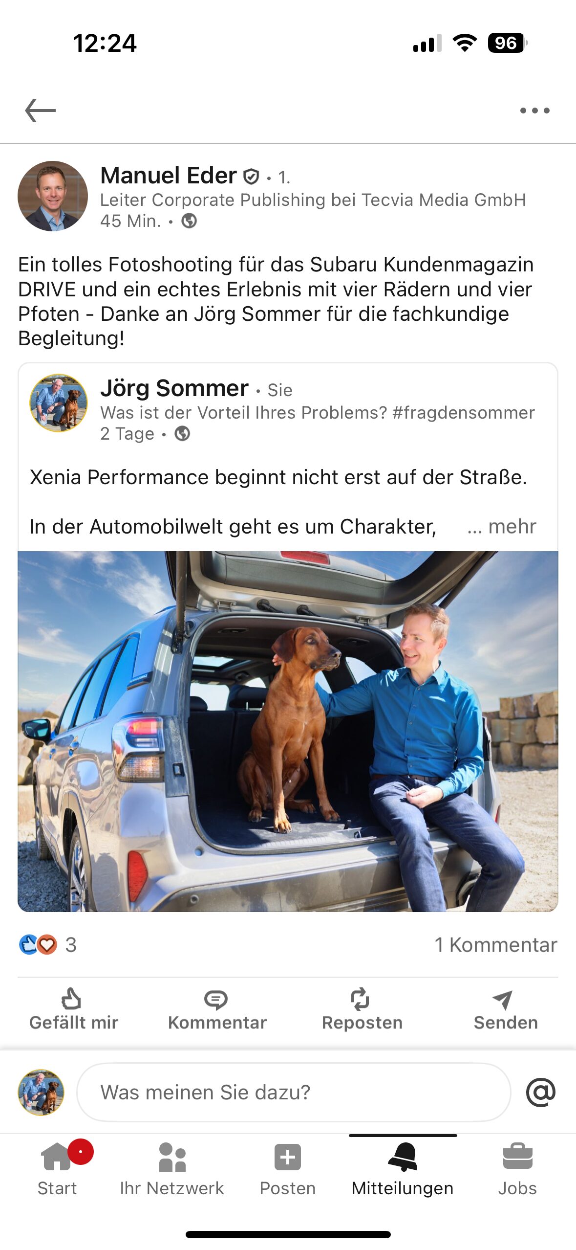 Rezension von Subaru