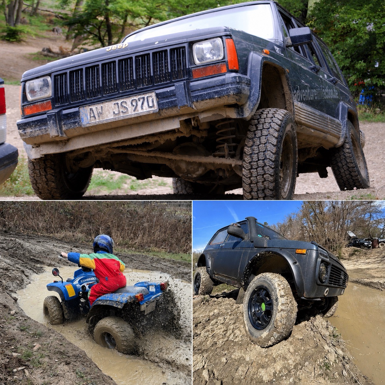 Offroad Action Nürburgring mit Jeep, Quad und Rallyeauto